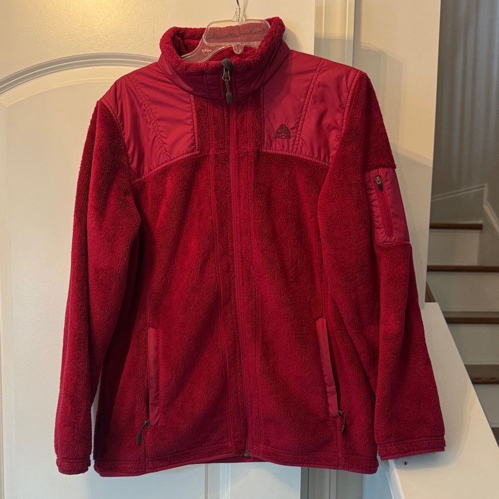 Women’s Nike Fleece Size Large pink/magenta like new!